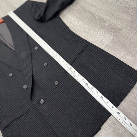 Vintage Zegna for Julius Wool/Cashmere Double Breasted Blazer Made in Italy 44R - Picture 12 of 12